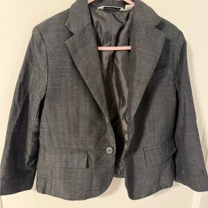 Toddler Boy Janie and Jack Charcoal Blazer sz 4T